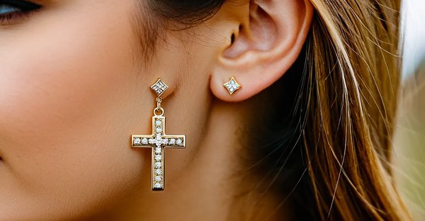 Les boucles d'oreilles croix : un style pour chaque occasion